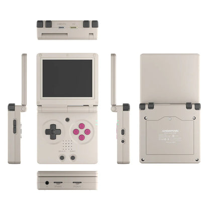 Gameboy 3.5'' IPS Screen Flip Handheld Console Linux System HDMI-compatible TV Output 64G 5500 Games Pre-installed